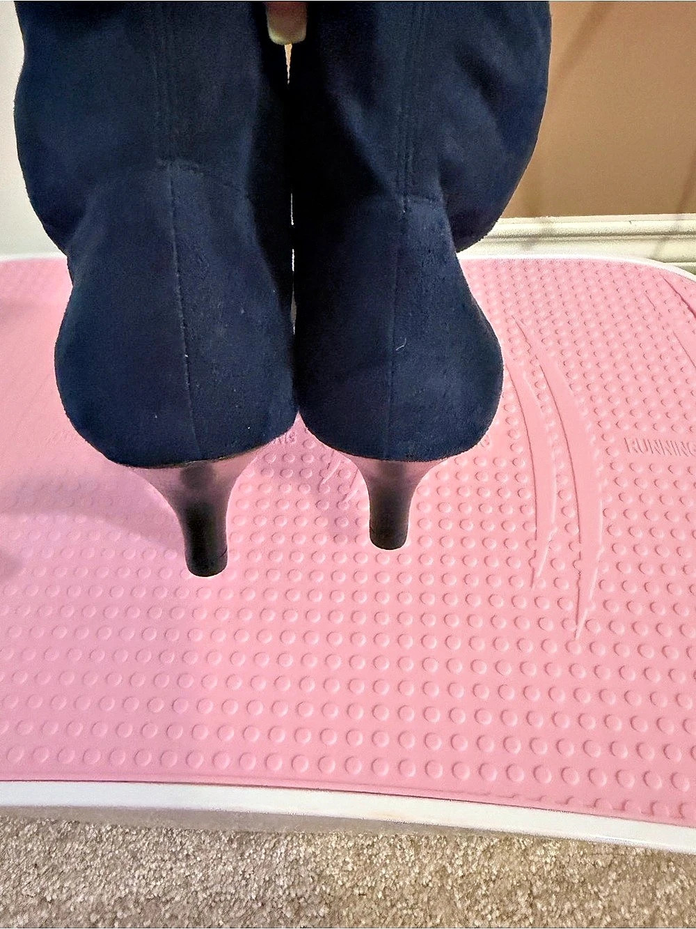 Bella Vita Pointed-Toe Ankle Boots side zip true navy Blue suede  US 7.5 NWOB - Picture 8 of 10